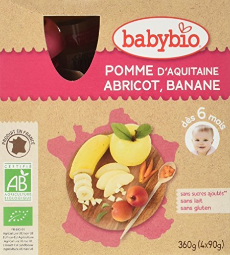Babybio - Gourdes Fruits - Pomme Abricot...