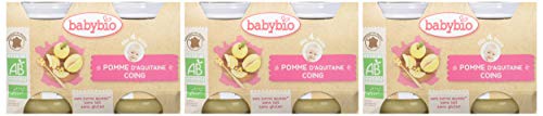 Petits Pots Fruits Pomme Vanille Bio - Babybio