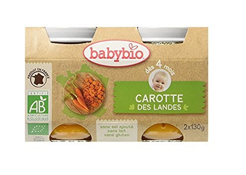 Babybio Pots Carotte des Landes 260 g