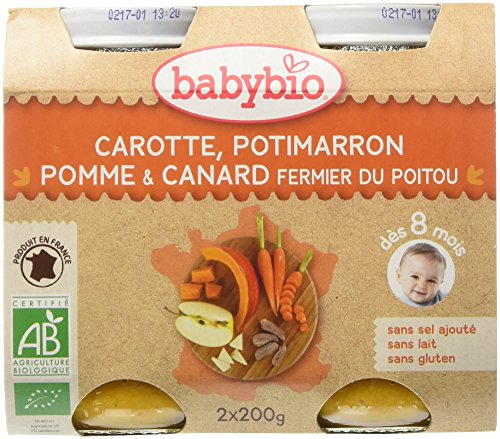 Babybio Pots Carotte Potimarron Pomme/Ca...