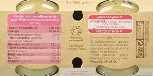 Babybio Petit Pot Pomme d'Aquitaine 4+ ...