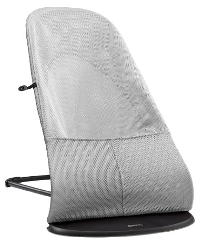 Transat Bouncer balance SOFT MESH ARGENT BLANC - BABYBJORN