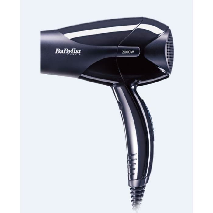 Babyliss Seche-cheveux Compact 2000w 2 Vitesses / T°+ Air Frais - Noir