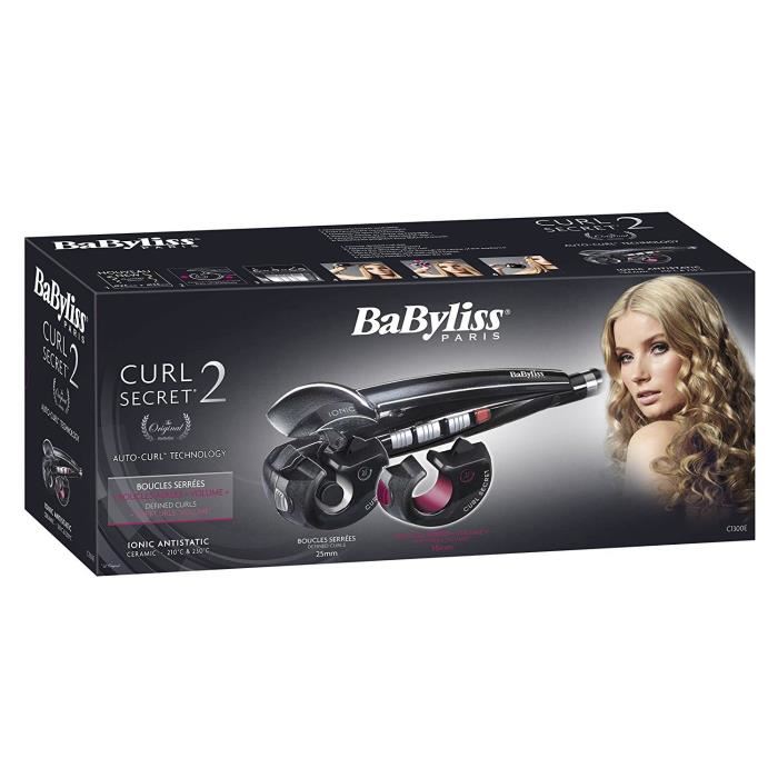 Babyliss - C1300e - Boucleur Automatique Curl Secret 2 Pour Des Boucles Personnalisees Sans Aucun Effort