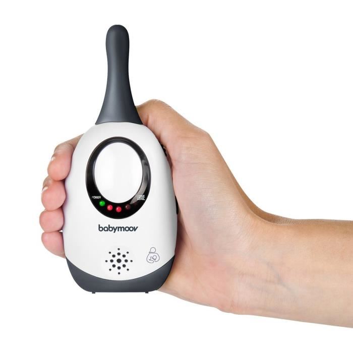 Babymoov Babyphone Audio Simply Care Avec Fonction Vox Double Alarme Et 2 Adaptateurs Portee 300m