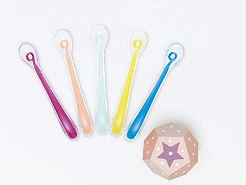 BABYMOOV Baby Spoons Cuilleres Silicone 1er age