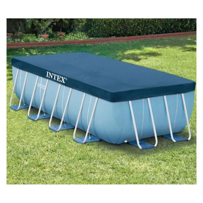 Bache De Protection Pour Piscine Intex Tubulaire Rectangulaire - Piscine Rectangulaire 4,00 X 2,00m