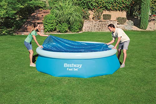 Bache Solaire Ronde - Trigano - Bestway Fast Set - Ø 289 M (int.) - Pour Piscine Ø 305 Cm - 150 G/m²