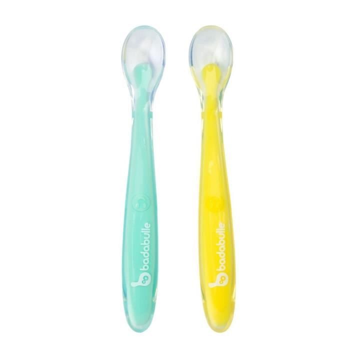 Badabulle Silicone Spoons Petite Cuillere 3 M+ 2 Pcs