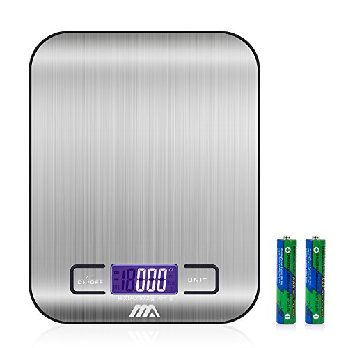 Balance De Cuisine Electronique Adoric - Haute Precision 5kg-1g - Acier Gris