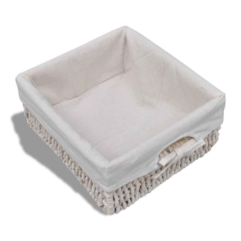 Banc De Rangement - Vidaxl - Blanc - Bois - 62x33x42 Cm - 2 Paniers - 2 Tiroirs