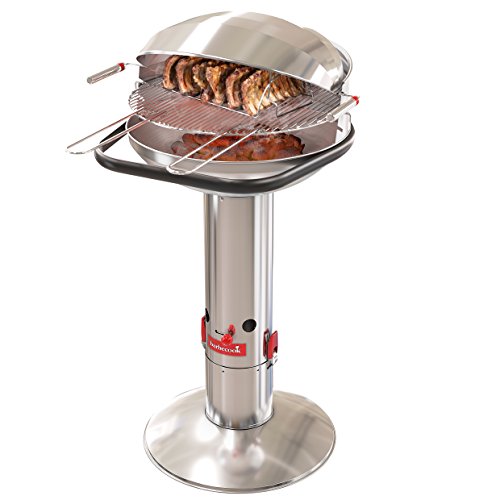Barbecue Charbon De Bois - Barbecook - Loewy 50 Sst - Quickstart® - 10 Personnes - Inox