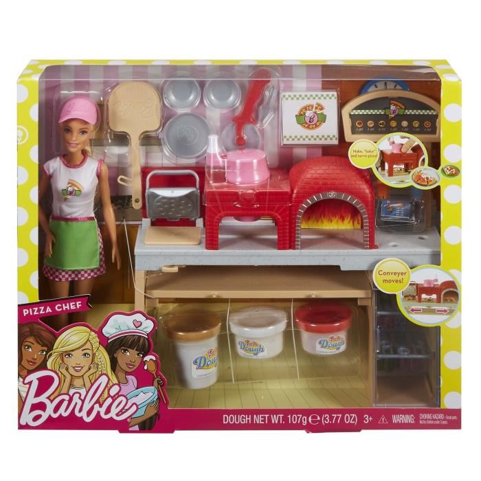Barbie Metiers Barbie Et Sa Pizzeria A Modeler