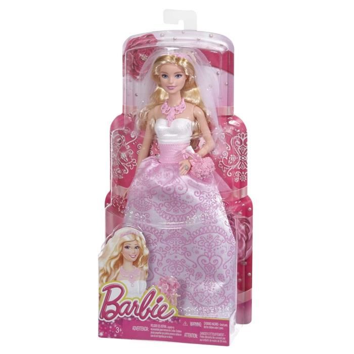 Barbie Poupee Mariee En Robe De Mariag ....