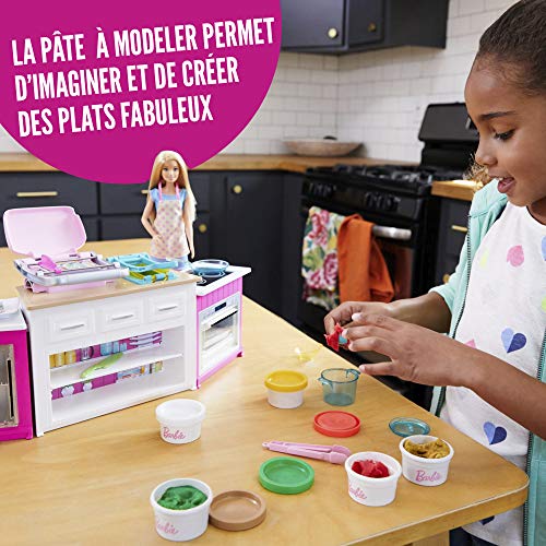 Barbie Metiers Coffret poupee cheffe a ....