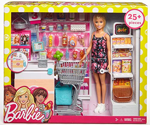 Barbie Mobilier Coffret Supermarche Fou ...
