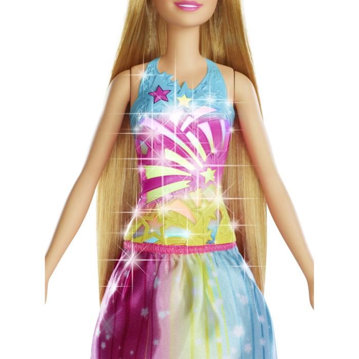 Barbie - Princesse Arc-en-ciel Blonde - Sons Et Lumieres