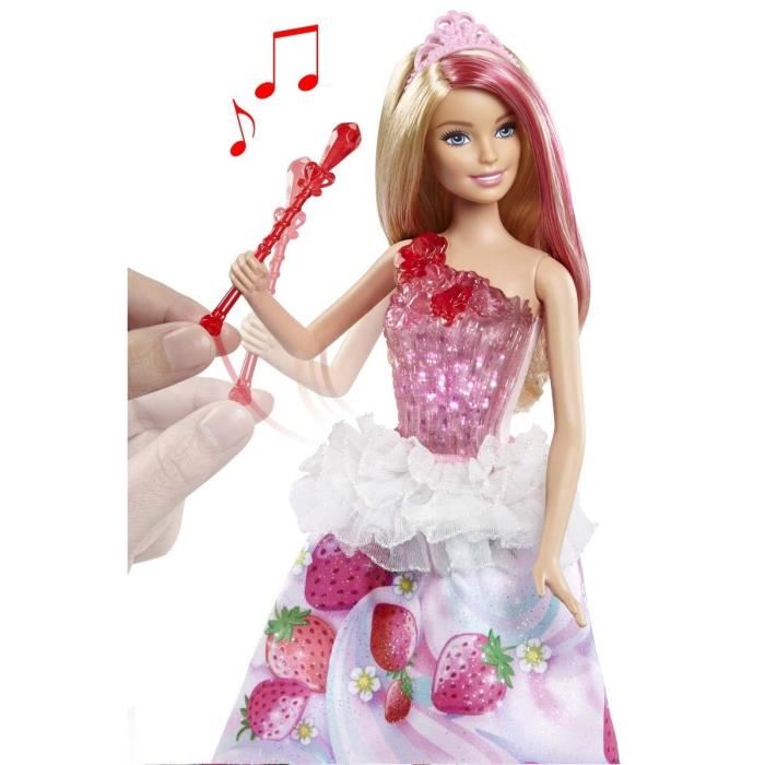 Mattel Barbie Princesse Bonbons Sons Et Lumieres