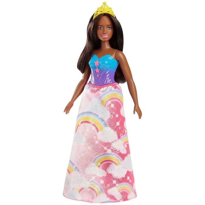 Mattel Barbie Dreamtopia Rainbow Cove Princess Doll Brunette