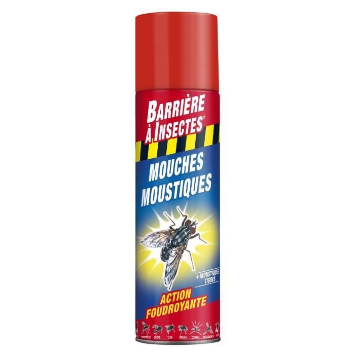 Insecticides - Barriere A Insectes - Aerosol 400 Ml - Action Foudroyante
