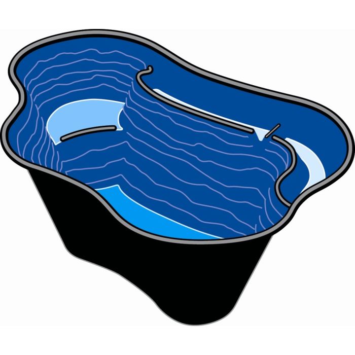 Bassin preforme Calmus SII - 135x90x45cm - 220L