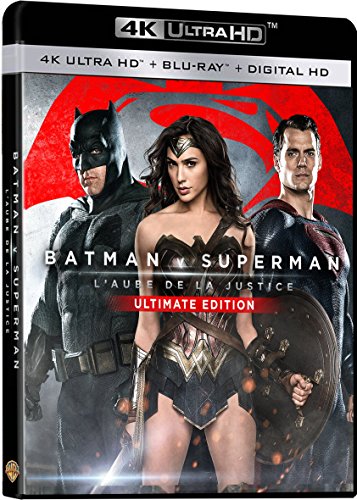 Blu Ray 4K Batman v Superman Laube de la justice Ultimate Edition 4K Ultra HD