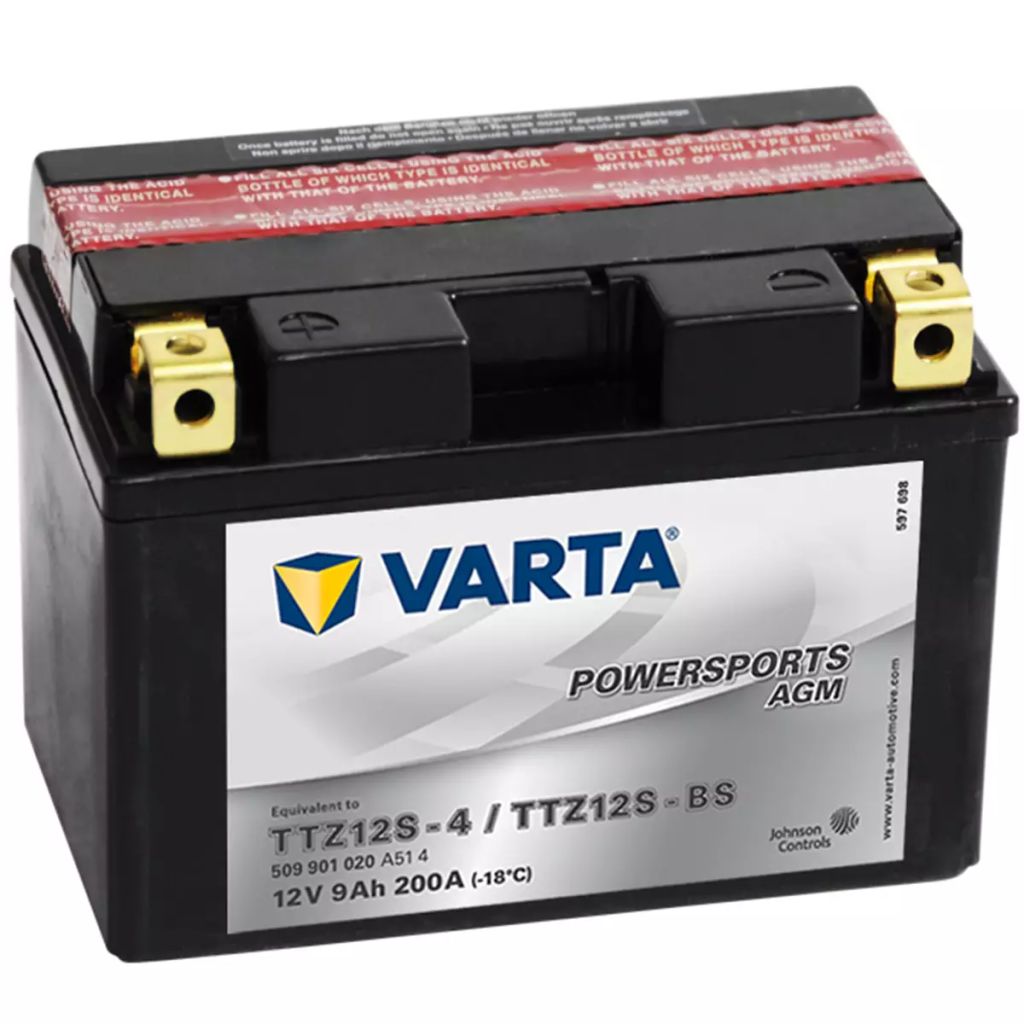 Batterie Moto Varta Ytz12s-bs 12v 9ah 200a