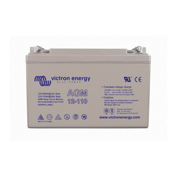 Batterie solaire AGM Victron 110 Ah 12V