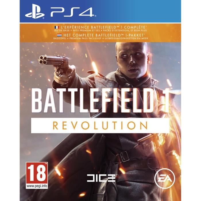 Jeu Ps4 - Battlefield 1 Edition Revolution - Action - Ea Electronic Arts - Pegi 18+