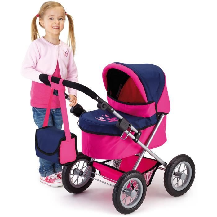 Bayer Design, Poussette De Poupee Design Trendy (rose/bleu) Rose/bleu