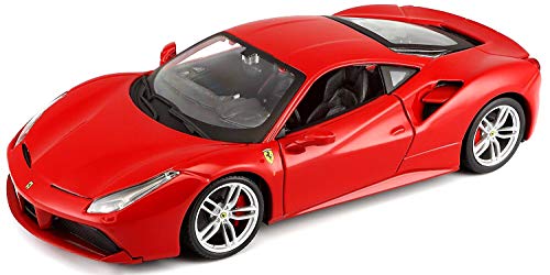 Vehicule De Collection Bburago Ferrari 488 Gtb Metal Echelle 124