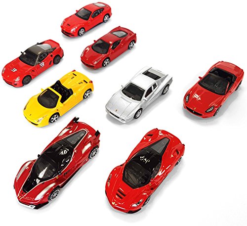 Voiture Miniature Ferrari Modele Aleatoire Rouge Pour Enfant