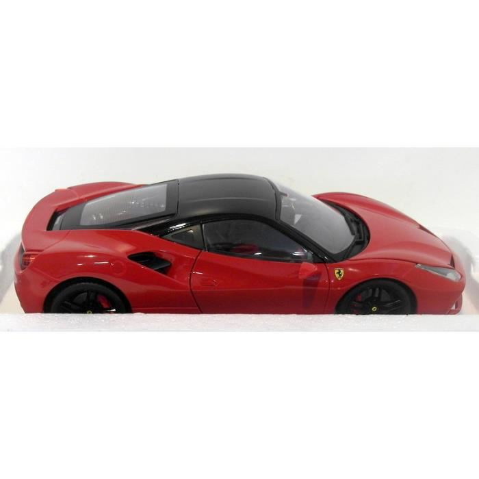 Voiture De Collection 1/18 Ferrari Signature Bburago - Modele 488 Gtb Grise