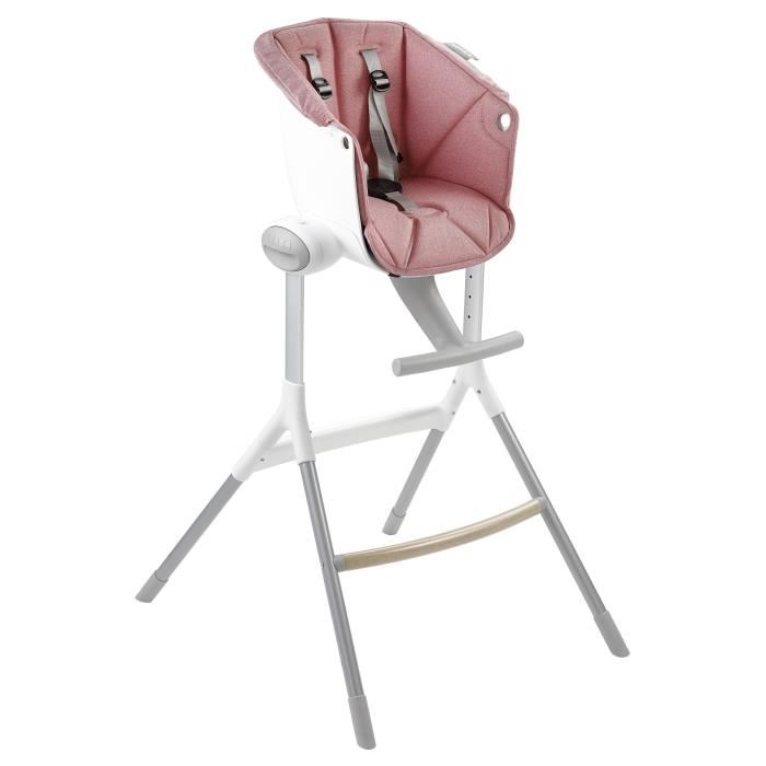 Beaba - Assise Chaise Haute Up & Down - Rose