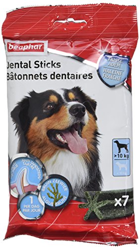 Parapharmacie En Ligne Veterinaire Produits Pour Le Bien-etre Animal Complements Alimentaires Pour Animaux Beaphar Batonnets Dentaires Petits Chiens X 7