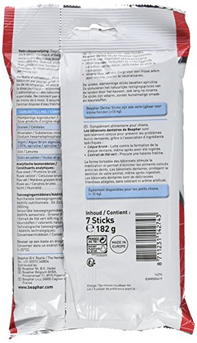 Parapharmacie En Ligne Veterinaire Produits Pour Le Bien-etre Animal Complements Alimentaires Pour Animaux Beaphar Batonnets Dentaires Petits Chiens X 7