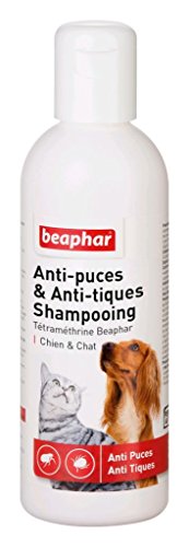 beaphar Shampooing anti-puces et anti-tiques a la tetramethrine