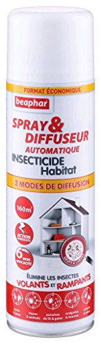 Beaphar Spray Et Diffuseur Automatique Insecticide Habitat 500ml