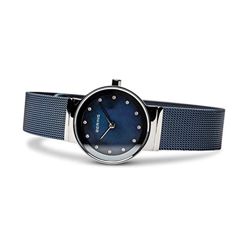 Montre Bering Acier - Taille : 26 Mm  - 10126-307 - Bleu