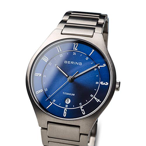 Bering Hommes Analogique Quartz Titanium...