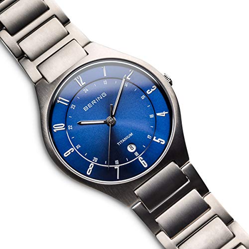 Bering Hommes Analogique Quartz Titanium...