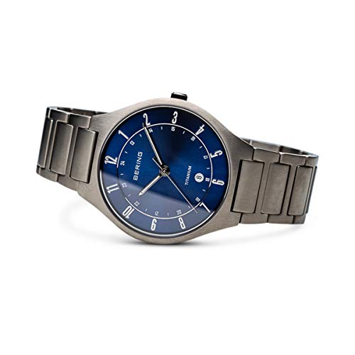 Bering Hommes Analogique Quartz Titanium...