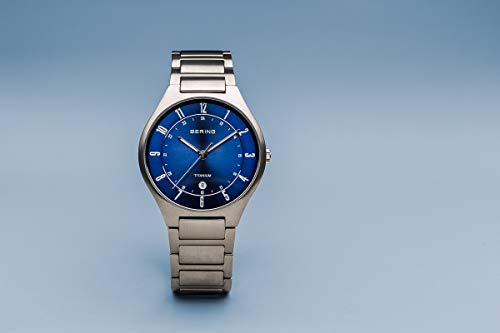 Bering Hommes Analogique Quartz Titanium...