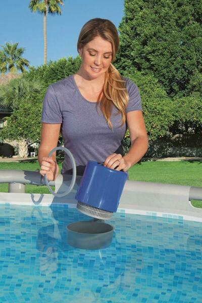 Skimmer Bestway Porte Chlore Pour Piscine Adapte Pour Piscines Ovales Et Rectangulaires