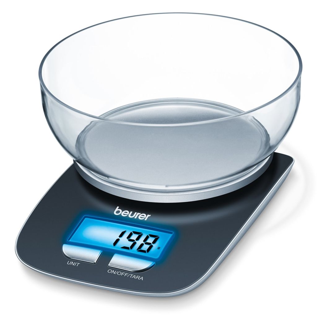 Balance De Cuisine Electronique Beurer Ks25 3 Kg Noir Graduation 1 G Fonction Tare Garantie 5 Ans