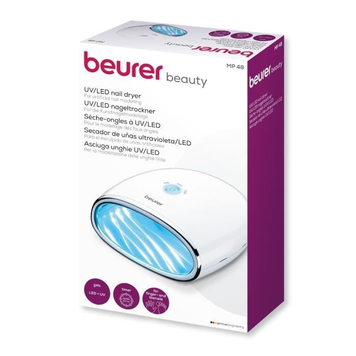 Beurer Beauty Mp 48 Lampe Uv Pour Les Ongles Blanc