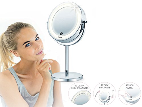 BEURER Miroir cosmetique orientable et eclaire BS55 - BEURER