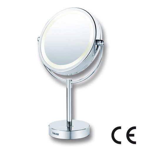 Beurer Bs 69 - Miroir Electrique Lumineux Sur Pieds- Chrome
