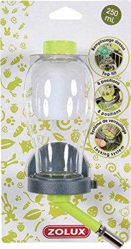 Biberon Zolux - Remplissage Dessus 250ml - Anis - Petit Chien - Vert - Repas