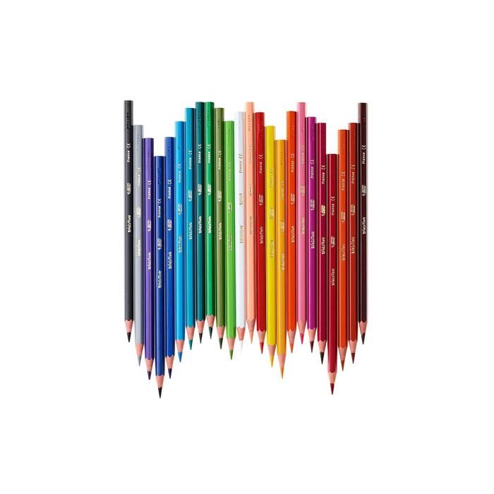Pochette de 24 crayons de couleurs Evolution Kids - BIC - Format speci